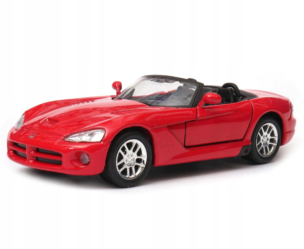 Welly „Dodge Viper SRT-10“ 2003, 1:34–1:39, raudonas