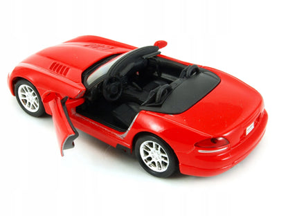 Welly „Dodge Viper SRT-10“ 2003, 1:34–1:39, raudonas
