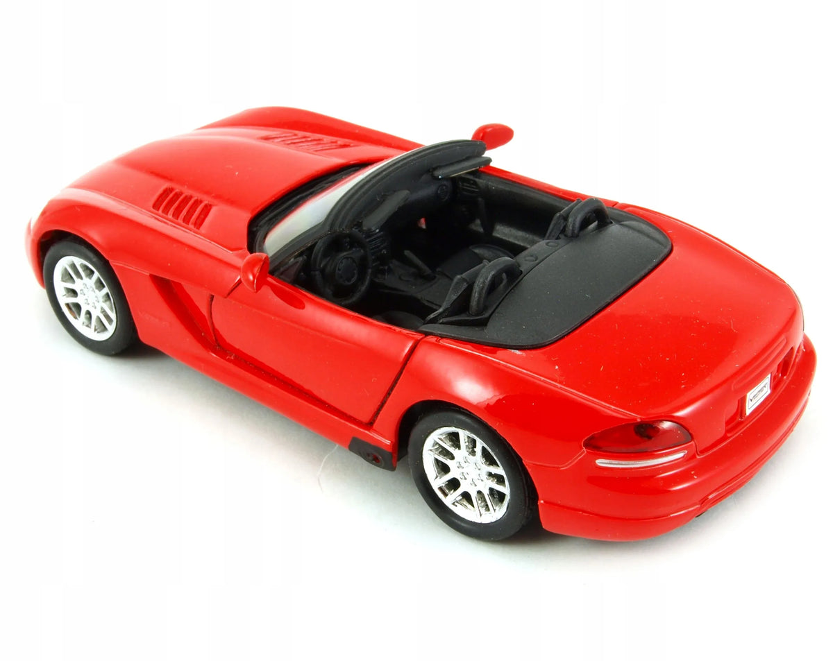 Welly „Dodge Viper SRT-10“ 2003, 1:34–1:39, raudonas