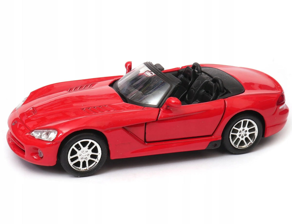 Welly „Dodge Viper SRT-10“ 2003, 1:34–1:39, raudonas