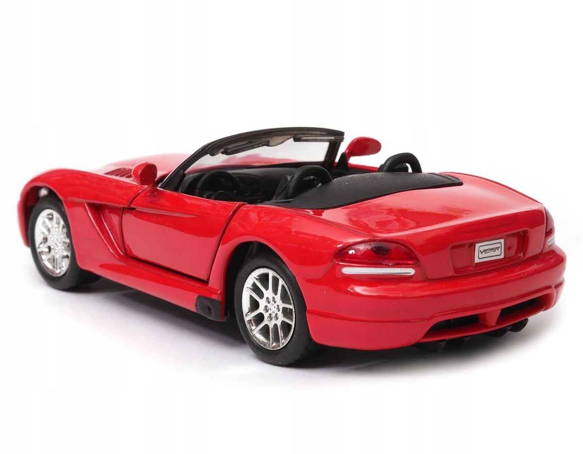 Welly „Dodge Viper SRT-10“ 2003, 1:34–1:39, raudonas
