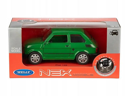 „Welly“ FIAT 126p modelis 1:27, žalias