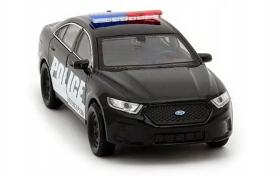 Welly Ford POLICE Interceptor – juodas JAV policijos automobilio modelis