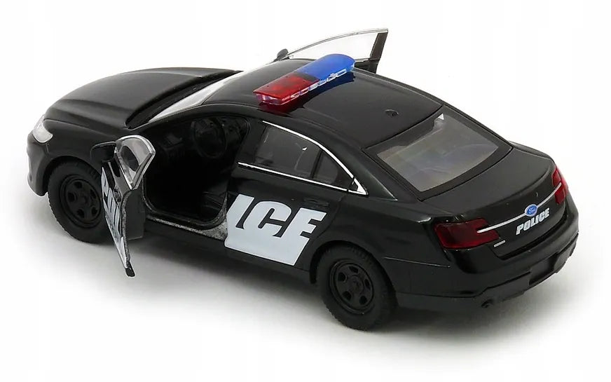 Welly Ford POLICE Interceptor – juodas JAV policijos automobilio modelis