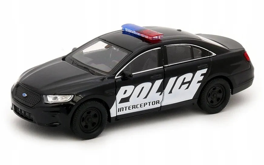 Welly Ford POLICE Interceptor – juodas JAV policijos automobilio modelis