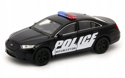 Welly Ford POLICE Interceptor – juodas JAV policijos automobilio modelis