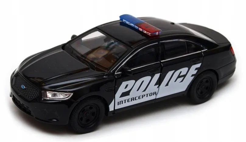 Welly Ford POLICE Interceptor – juodas JAV policijos automobilio modelis