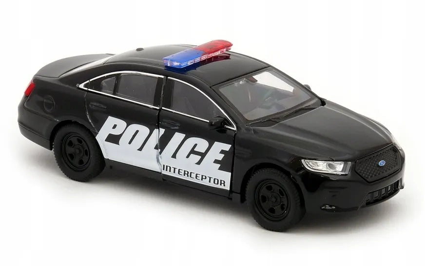 Welly Ford POLICE Interceptor – juodas JAV policijos automobilio modelis