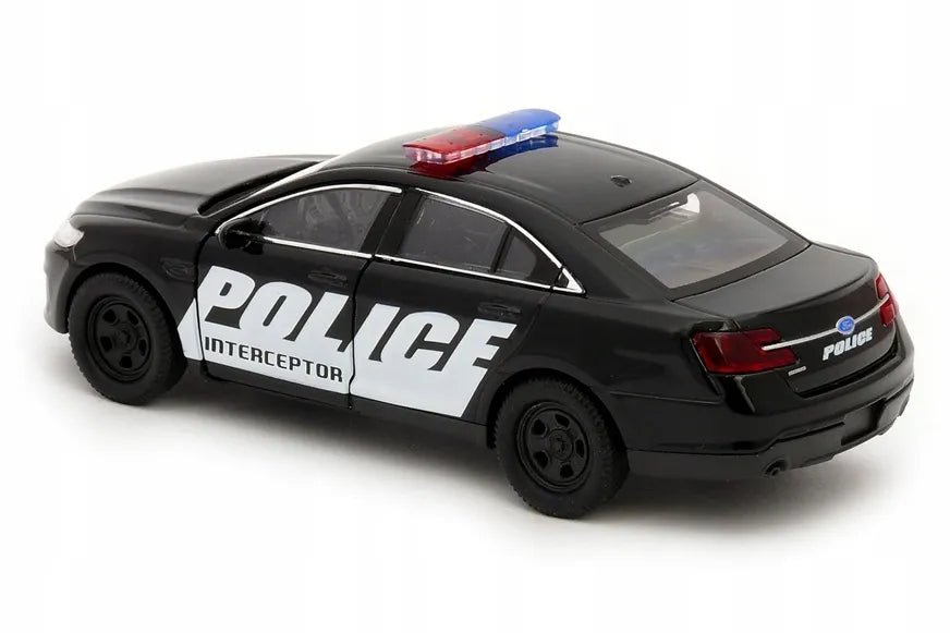 Welly Ford POLICE Interceptor – juodas JAV policijos automobilio modelis