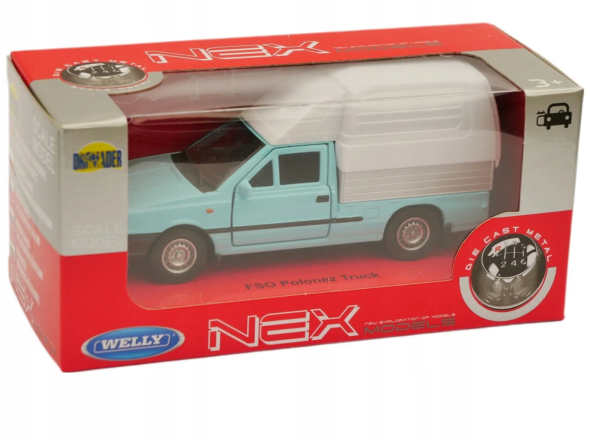 „Welly“ FSO Polonez Truck modelis, 1:34 mastelis, mėlynas