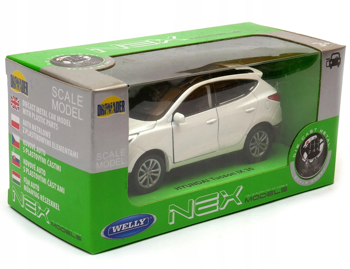 Welly Hyundai Tucson IX 1:34 – baltas modelis