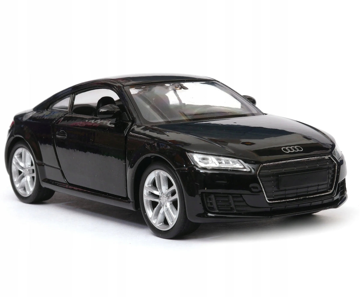 Welly juodas „Audi TT“ 2014 m. kupė, 1:34 mastelis