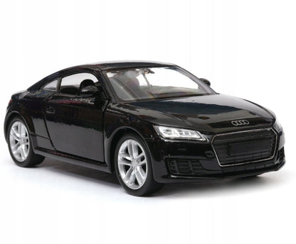 Welly juodas „Audi TT“ 2014 m. kupė, 1:34 mastelis