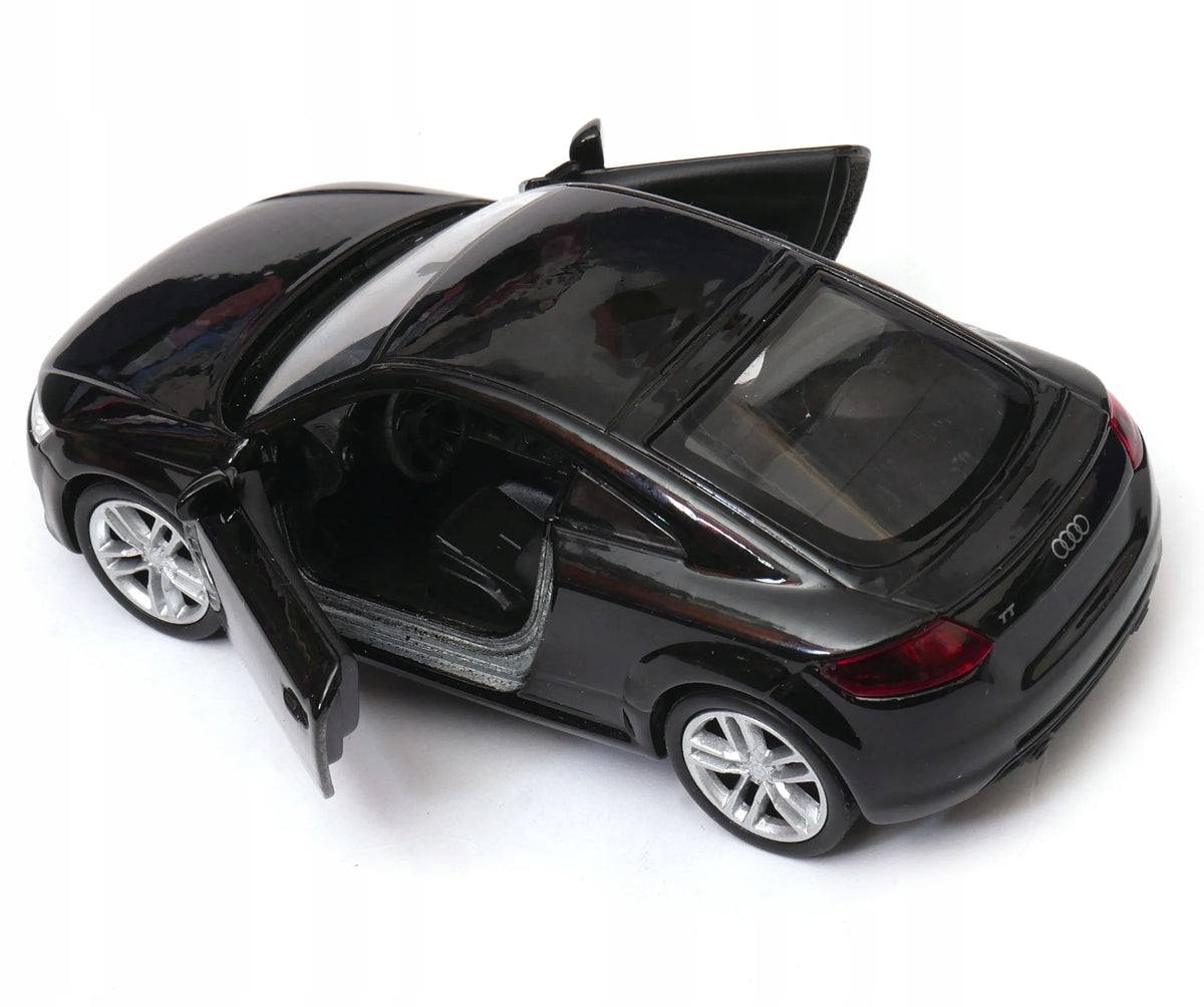 Welly juodas „Audi TT“ 2014 m. kupė, 1:34 mastelis