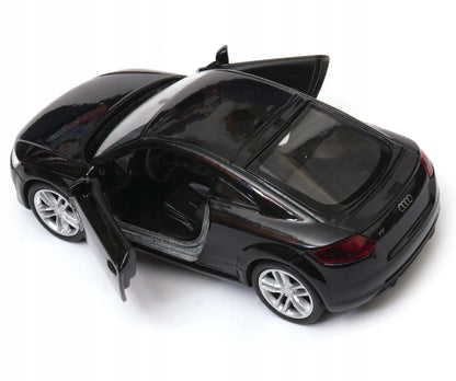 Welly juodas „Audi TT“ 2014 m. kupė, 1:34 mastelis