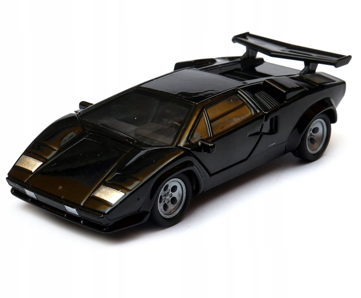 Welly juodas „Lamborghini Countach LP 5000 S“ 1:34 modelis