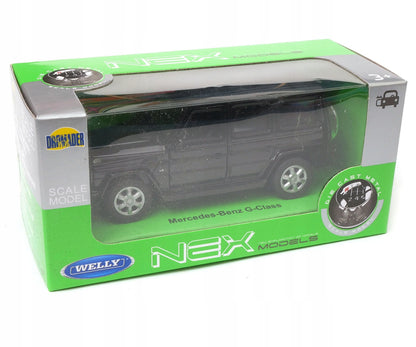 Welly juodas Mercedes-Benz G-Class modelis 1:34