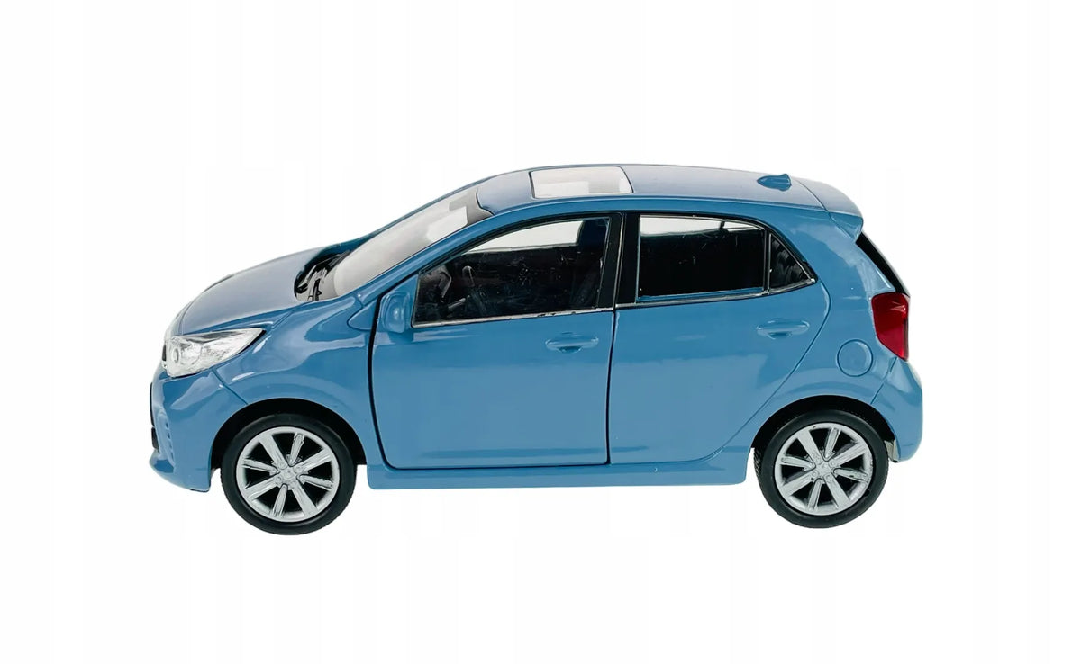 Welly KIA New Picanto mėlynas metalinis automobilio modelis 1:34