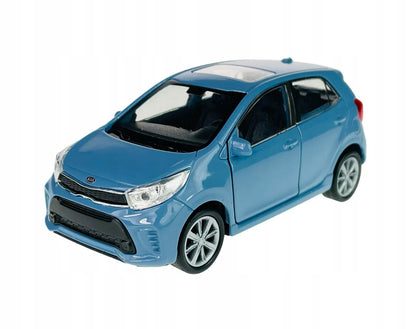 Welly KIA New Picanto mėlynas metalinis automobilio modelis 1:34