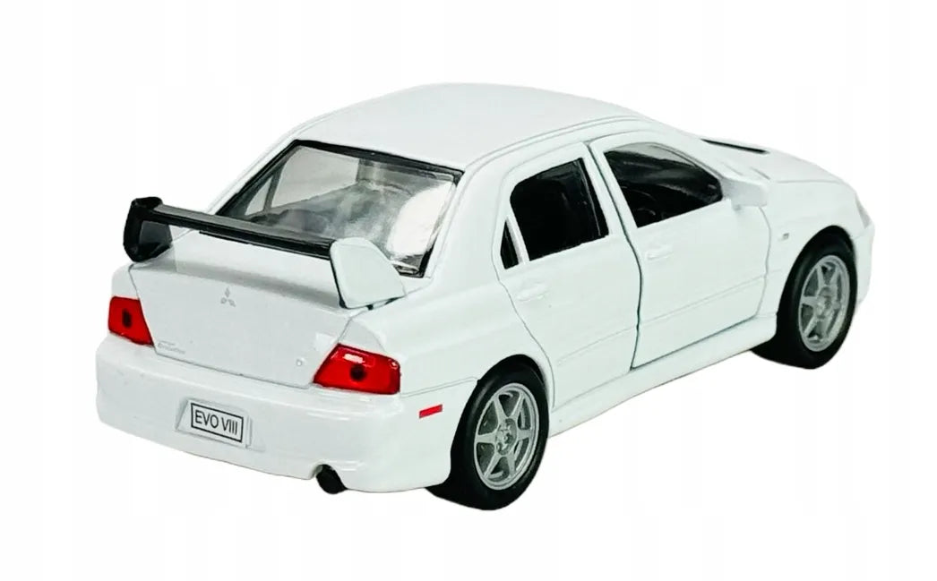 Welly Mitsubishi Lancer Evolution VIII baltas metalinis modelis 1:34, 42338