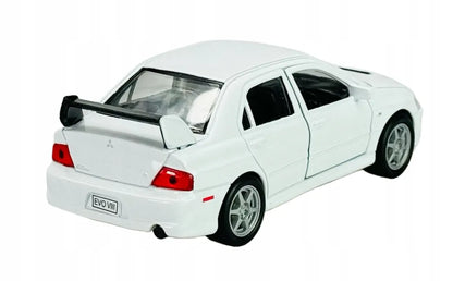 Welly Mitsubishi Lancer Evolution VIII baltas metalinis modelis 1:34, 42338