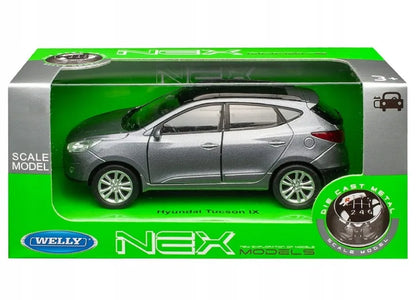 Welly Nex „Hyundai Tucson IX“ modelis, 1:34 mastelis, sidabrinis