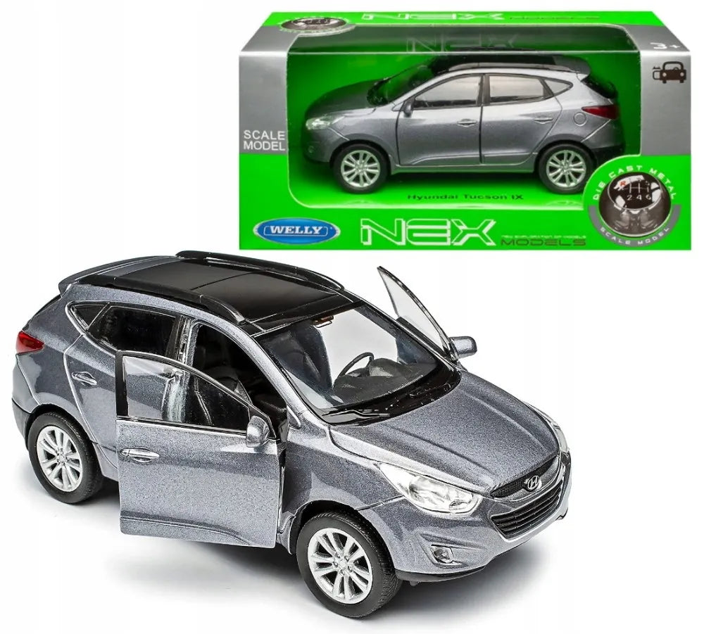 Welly Nex „Hyundai Tucson IX“ modelis, 1:34 mastelis, sidabrinis