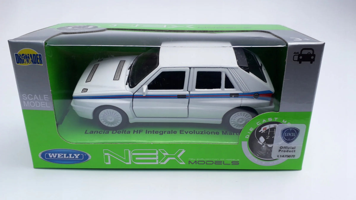 Welly Nex „Lancia Delta HF Integrale Evoluzione Martini 5“ 1:34, balta
