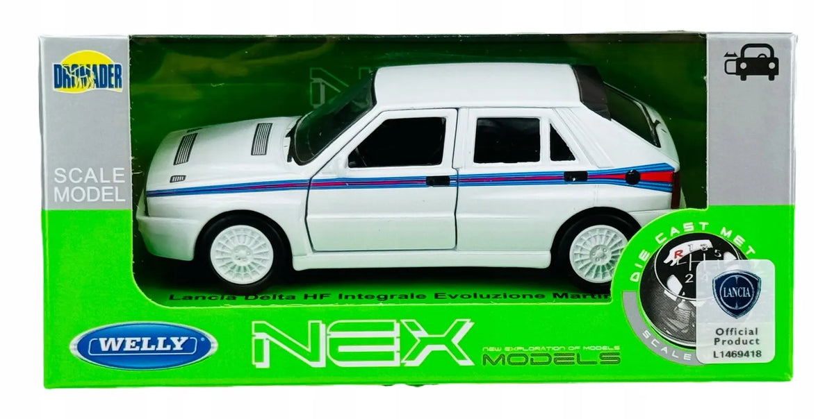 Welly Nex „Lancia Delta HF Integrale Evoluzione Martini 5“ 1:34, balta
