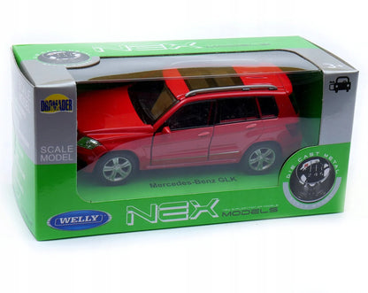 Welly Nex Mercedes-Benz GLK metalinis modelis, 1:34 mastelis, baltas