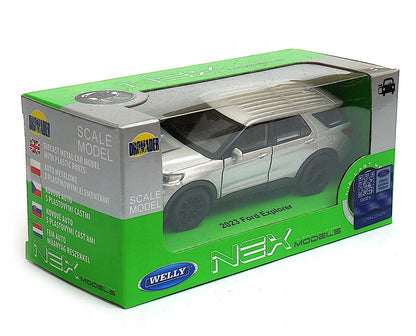 Welly Nex metalinis „Ford Explorer 2023“ modelis, 1:34–1:39