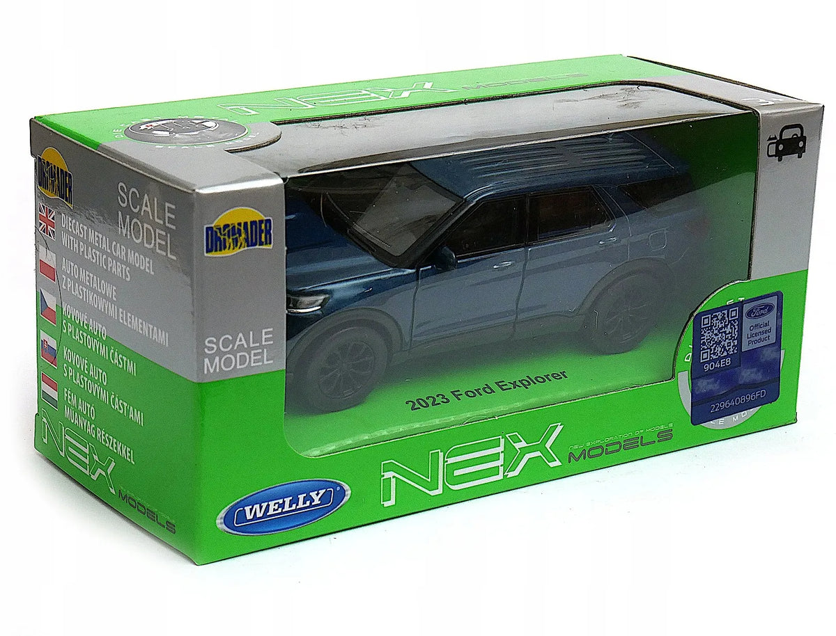Welly Nex metalinis „Ford Explorer 2023“ modelis, 1:34–1:39