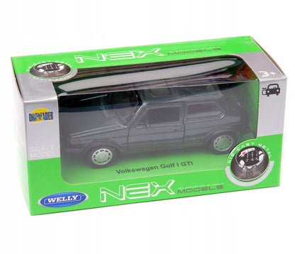 „Welly Nex“ metalinis „Volkswagen Golf I GTI“ modelis, 1:34–1:39 mastelis