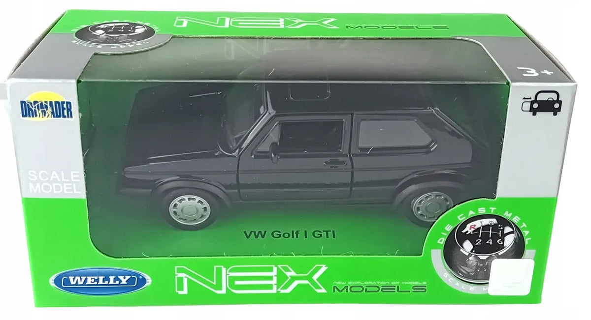 „Welly Nex“ metalinis „Volkswagen Golf I GTI“ modelis, 1:34–1:39 mastelis