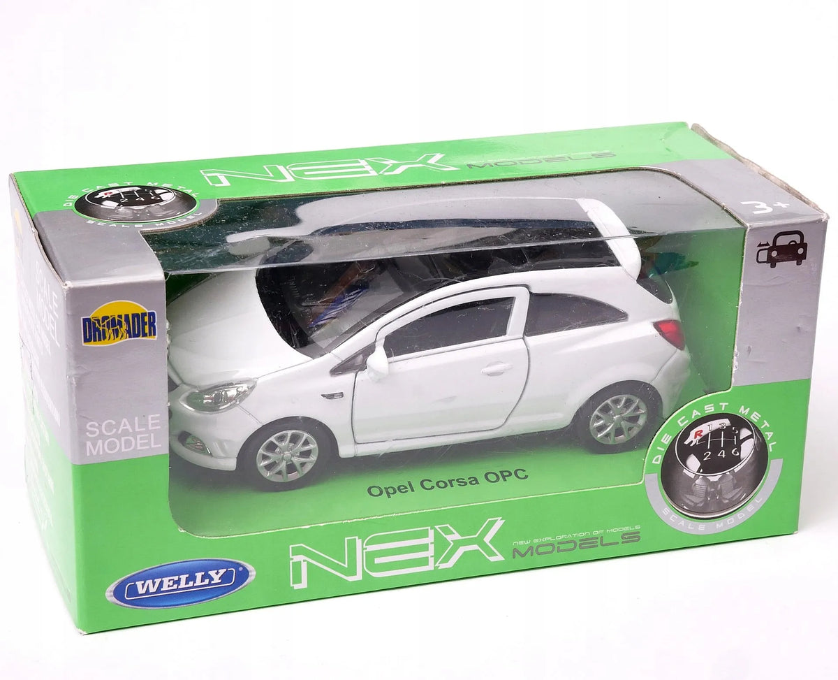 Welly Nex Opel Corsa OPC modelis 1:34–1:39