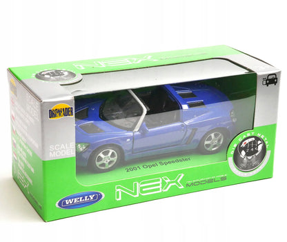 Welly Nex Opel Speedster 2001 modelis, 1:34–1:39 mastelis