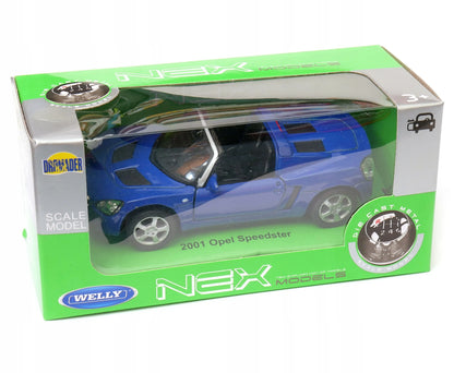 Welly Nex Opel Speedster 2001 modelis, 1:34–1:39 mastelis