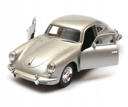 Welly NEX Porsche 356B 1:34 metalinis sidabrinis modelis