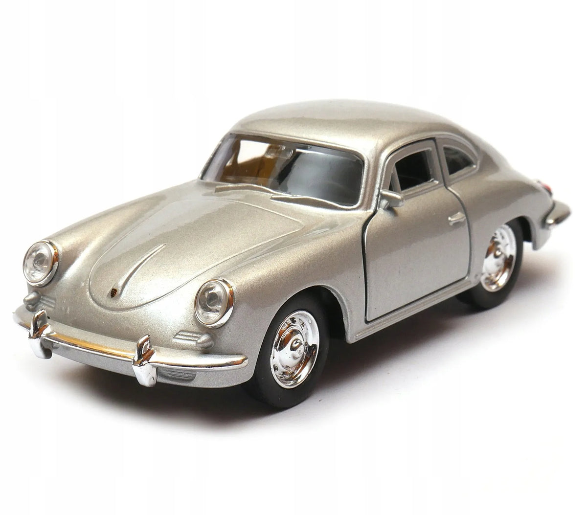 Welly NEX Porsche 356B 1:34 metalinis sidabrinis modelis