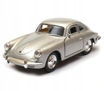 Welly NEX Porsche 356B 1:34 metalinis sidabrinis modelis