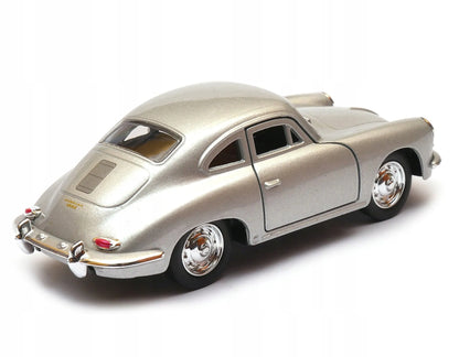 Welly NEX Porsche 356B 1:34 metalinis sidabrinis modelis