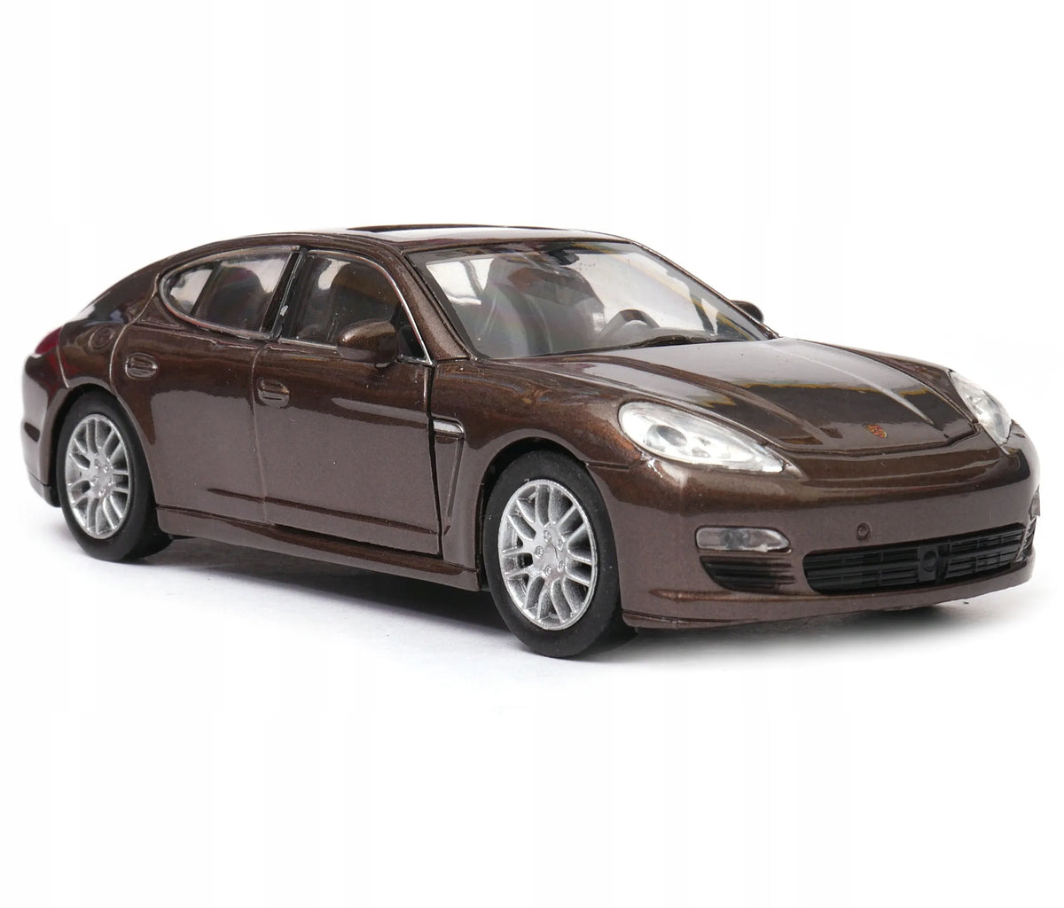 Welly Nex „Porsche Panamera S“ modelis, 1:34–1:39 mastelis, rudas