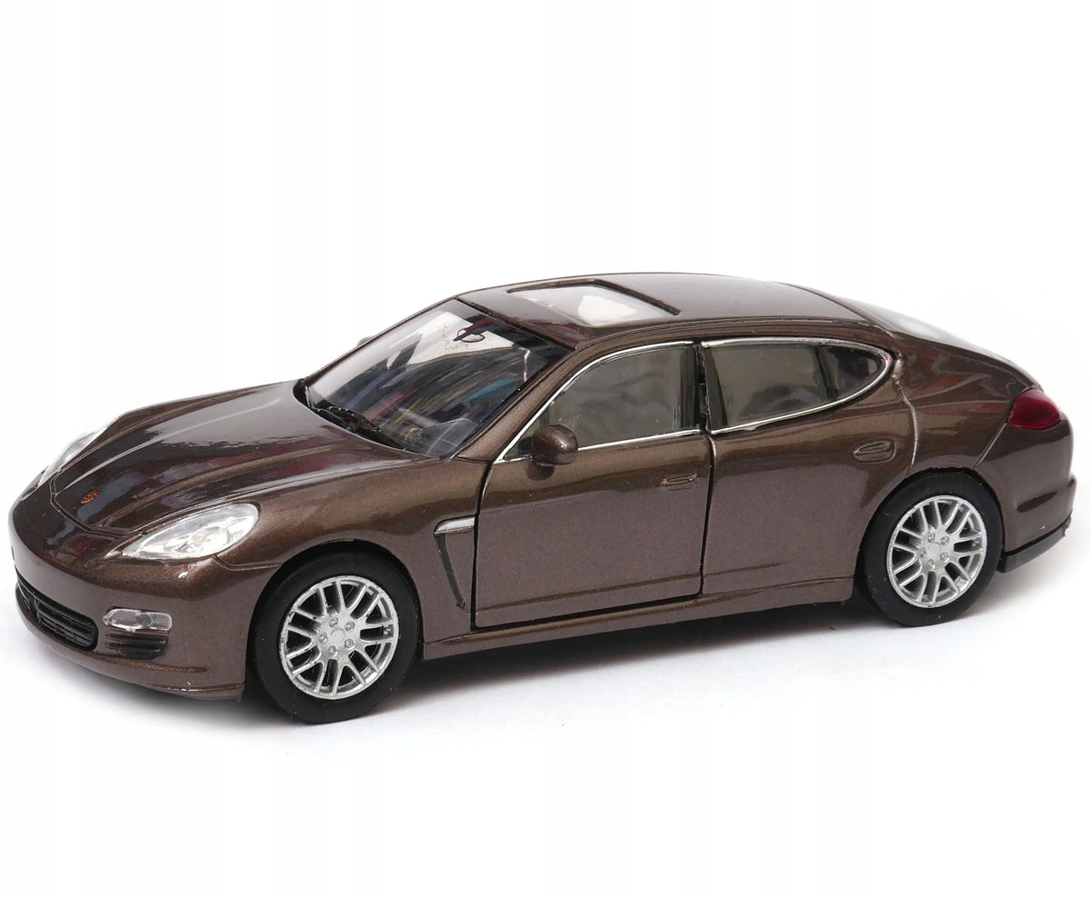 Welly Nex „Porsche Panamera S“ modelis, 1:34–1:39 mastelis, rudas