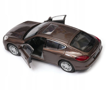 Welly Nex „Porsche Panamera S“ modelis, 1:34–1:39 mastelis, rudas