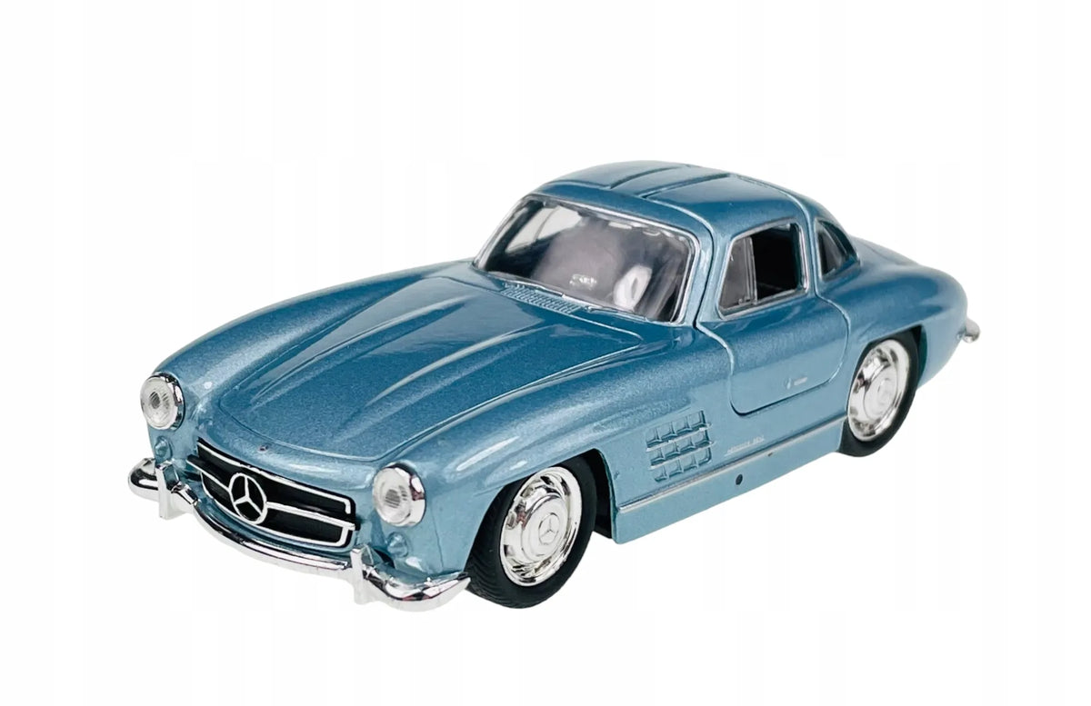 Welly Old Timer Mercedes-Benz 300SL Gullwing mėlynas metalinis modelis 1:34