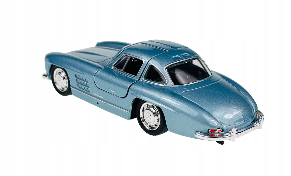 Welly Old Timer Mercedes-Benz 300SL Gullwing mėlynas metalinis modelis 1:34