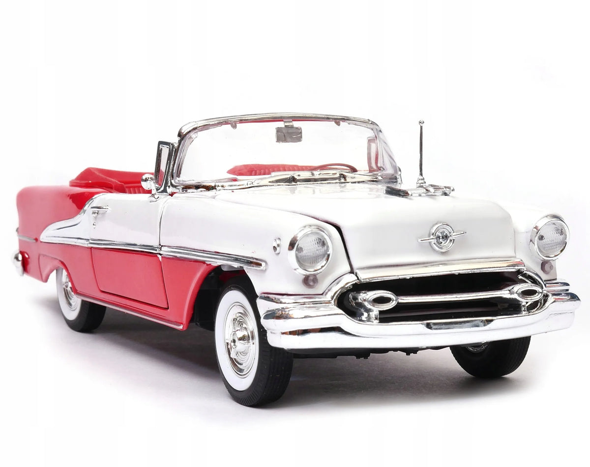 Welly Oldsmobile Super 88 1955 m. raudonas 1:24 modelis