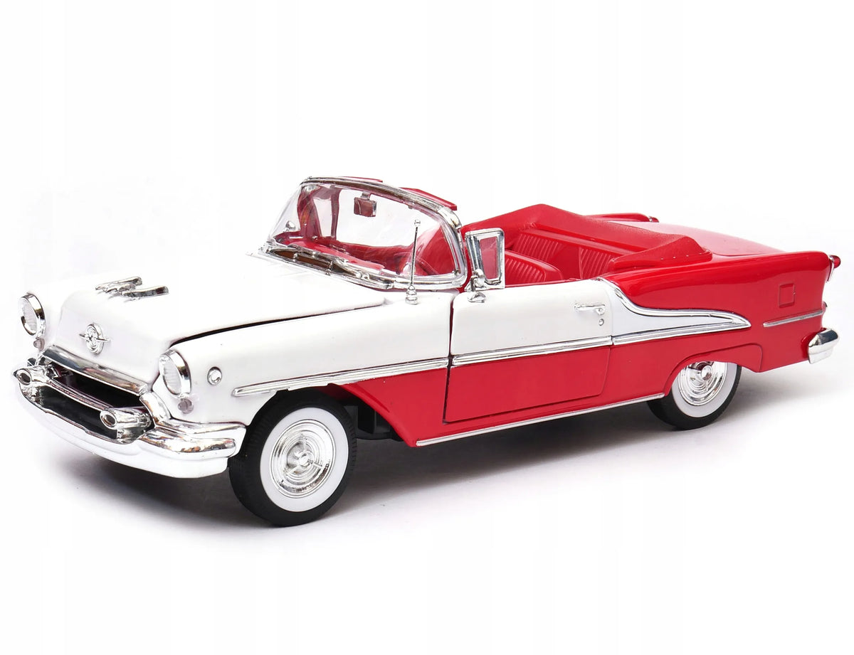 Welly Oldsmobile Super 88 1955 m. raudonas 1:24 modelis