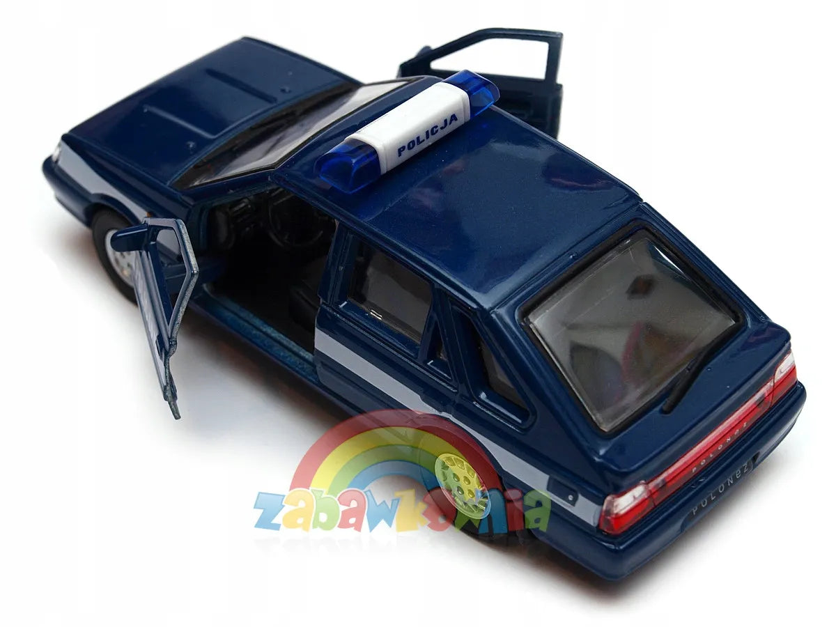 Welly POLONEZ CARO PLUS POLICJA modelis, 1:34, mėlynas