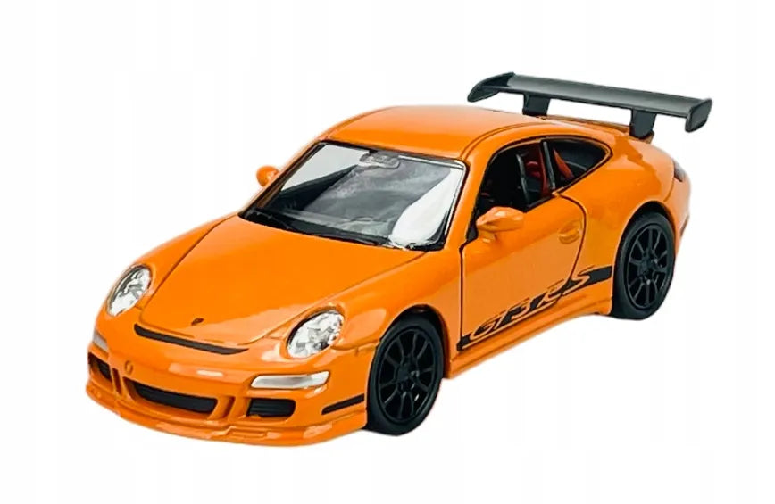 Welly Porsche 911 (997) GT3 RS oranžinis metalinis automobilio modelis 1:34